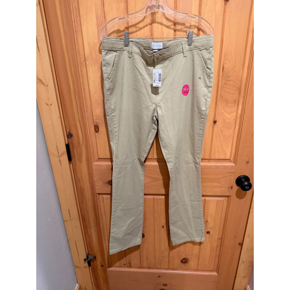 The Children's Place Boys Sandy Khaki Chino Stretch Pants - Picture 4 of 16